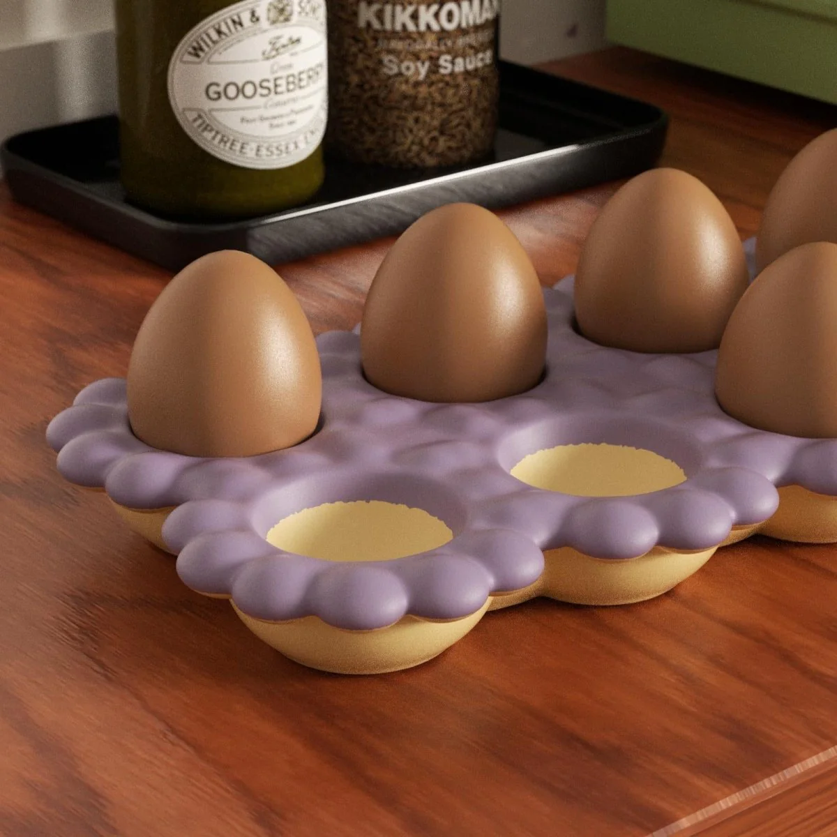10-Egg Bubbly Bloom Egg Tray Mold - Image 3