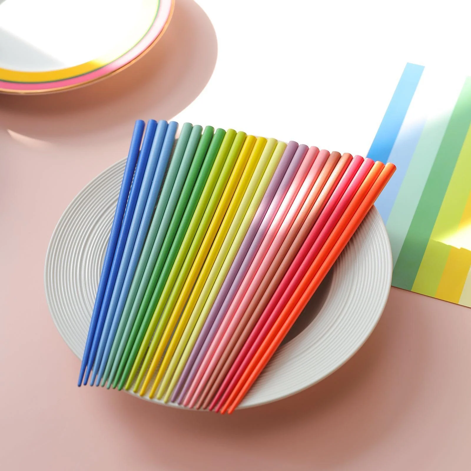 12 Pairs Colorful Chopsticks - Image 6