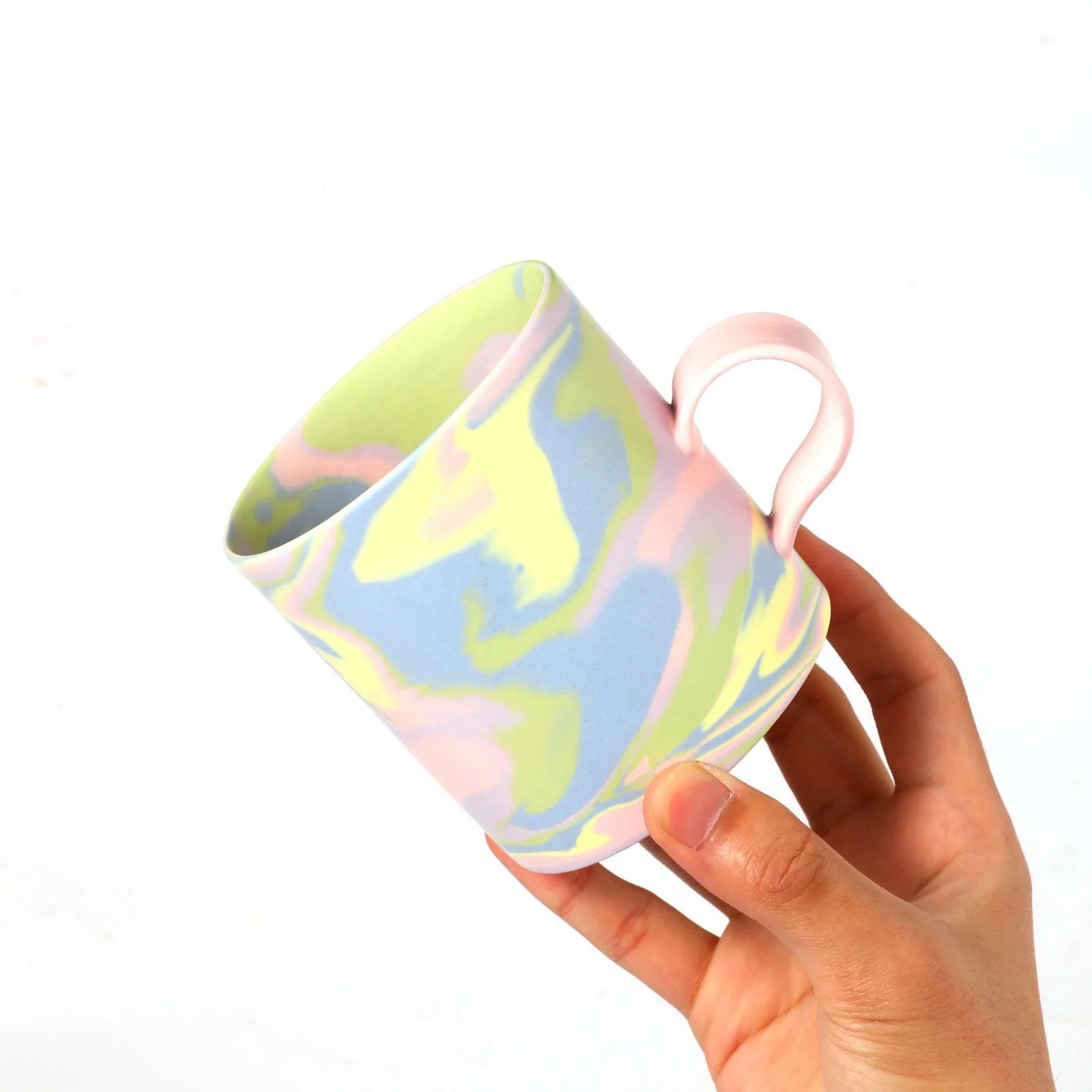 350ml Handmade Macaron Ceramic Mug - Image 8