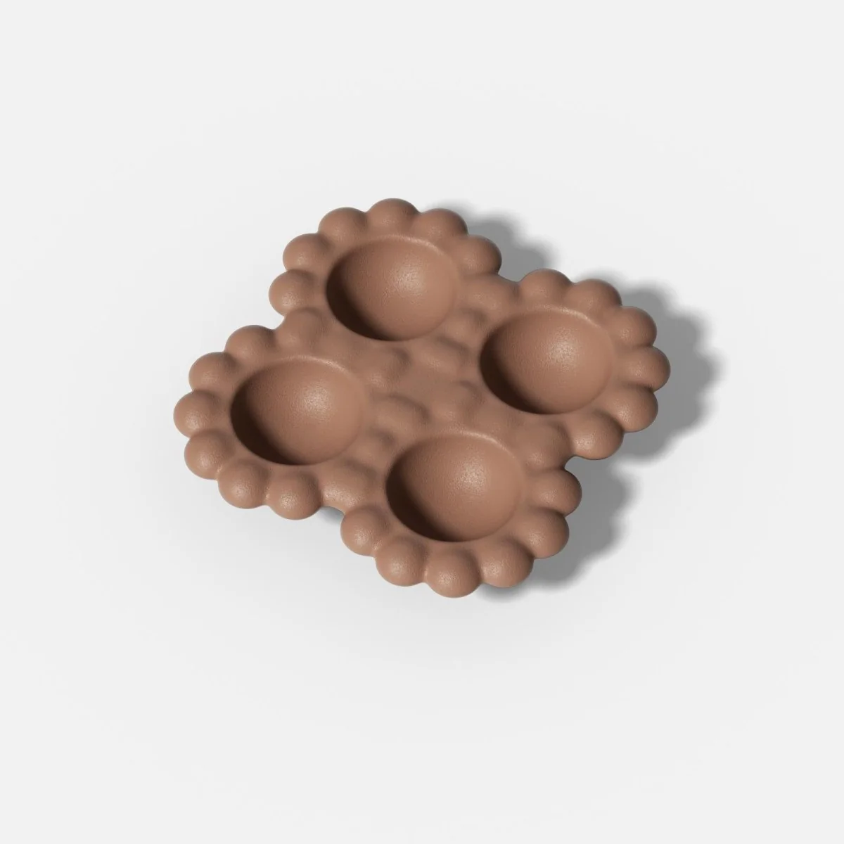 4-Egg Bubbly Bloom Egg Tray Mold