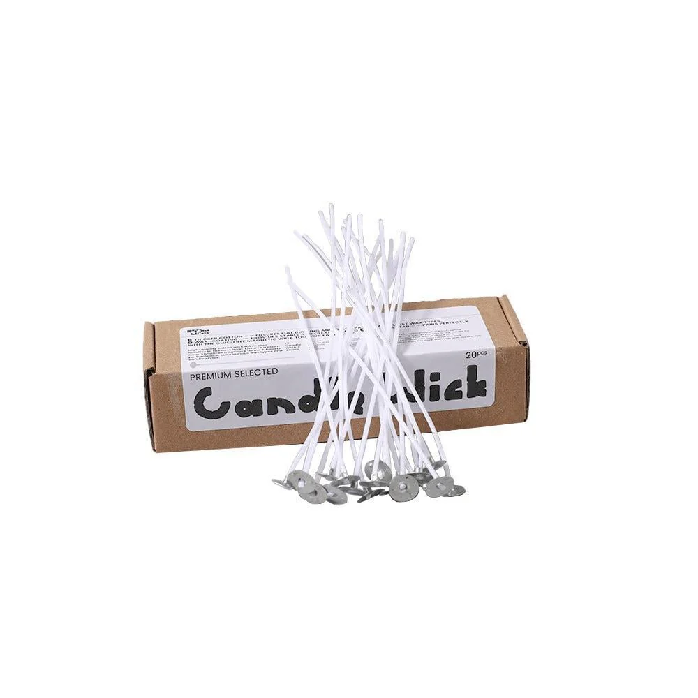 27 Ply Premium Candle Wick LX Pretabbed & Pre-Waxed - Image 6