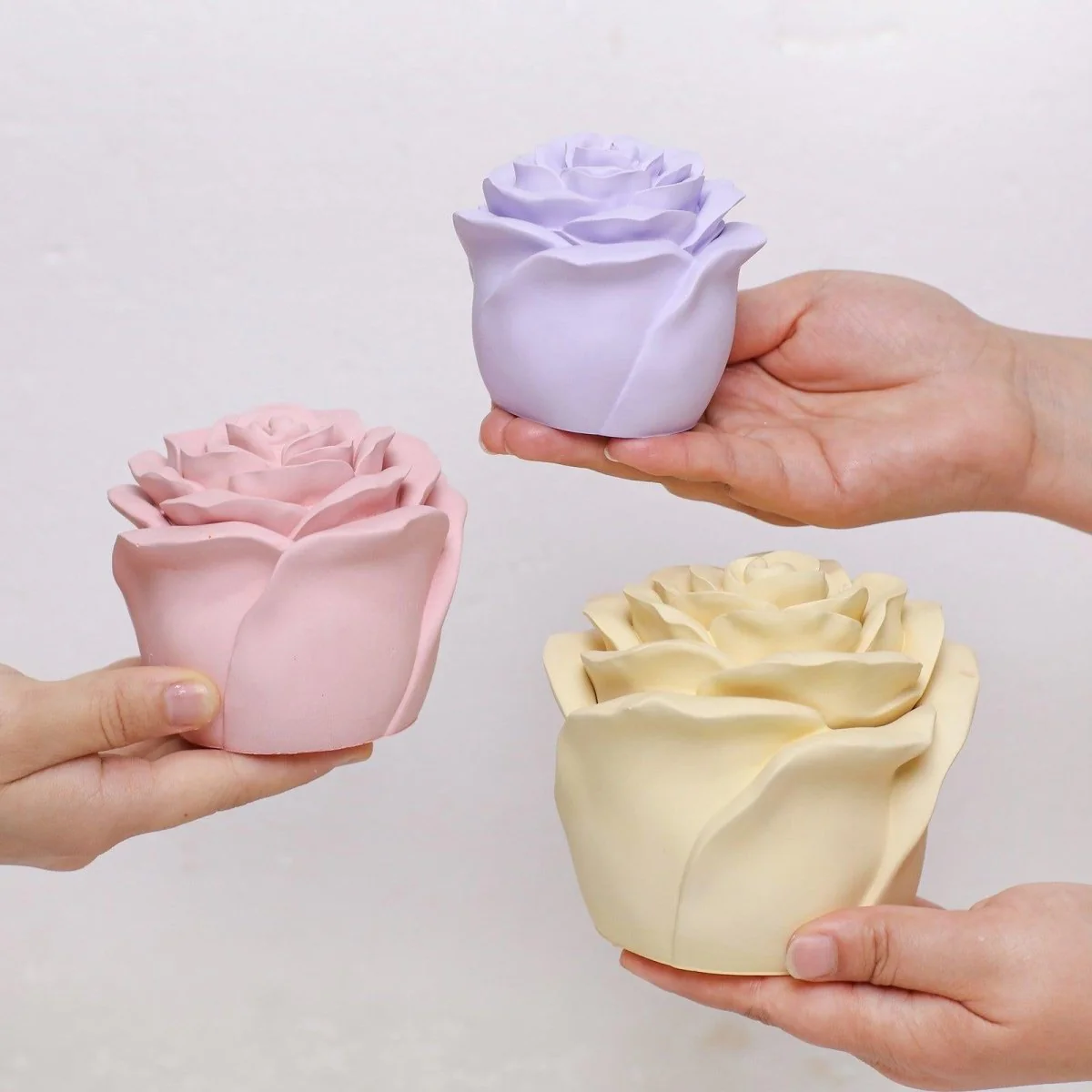 7oz Eternal Rose Bloom Candle Jar & Candle Refill Silicone Mold - Image 7