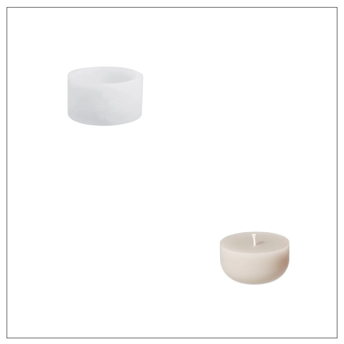 7oz Christmas Twinkle Bauble Candle Jar & Candle Refill Silicone Mold Collection - Image 14