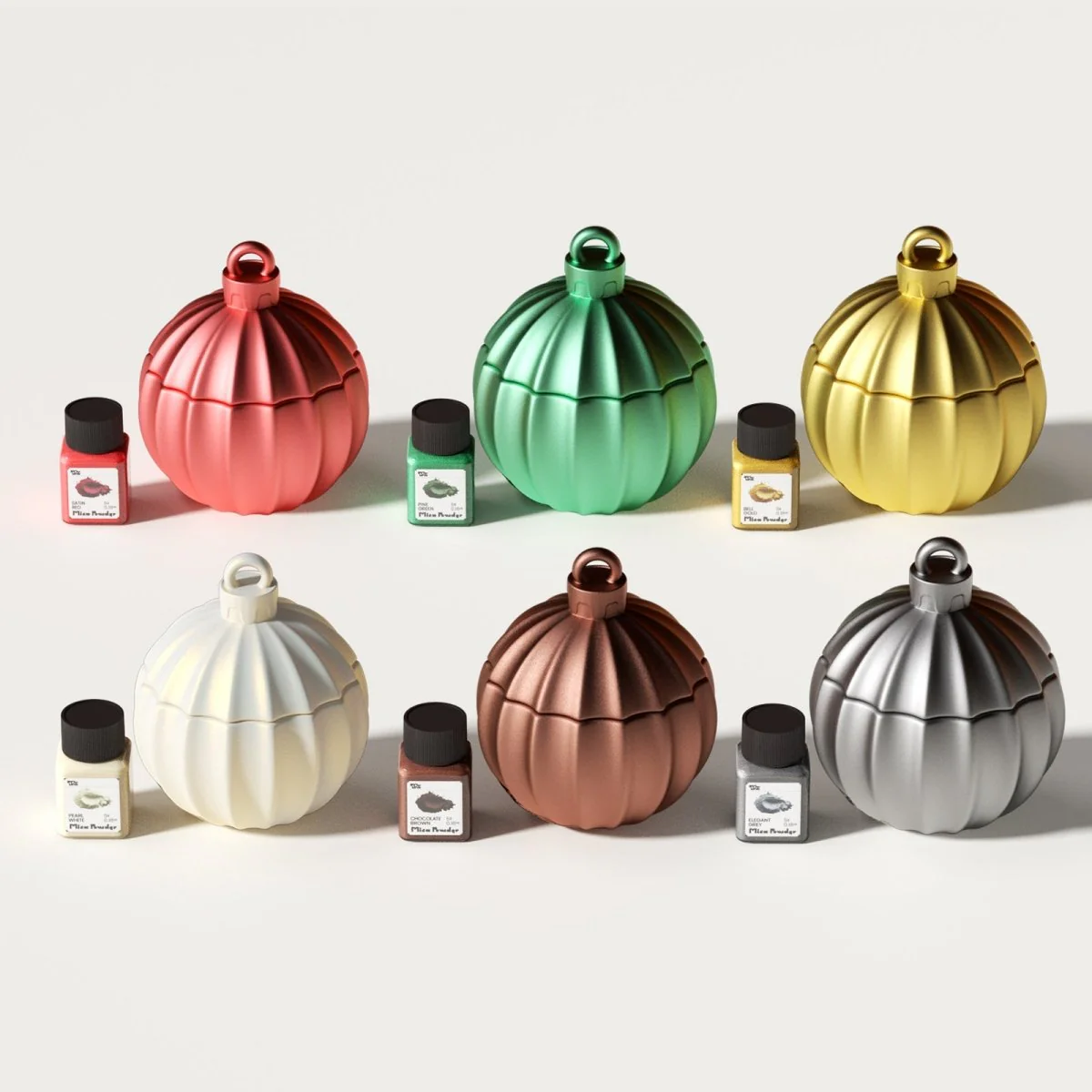 7oz Christmas Twinkle Bauble Candle Jar & Candle Refill Silicone Mold Collection - Image 9