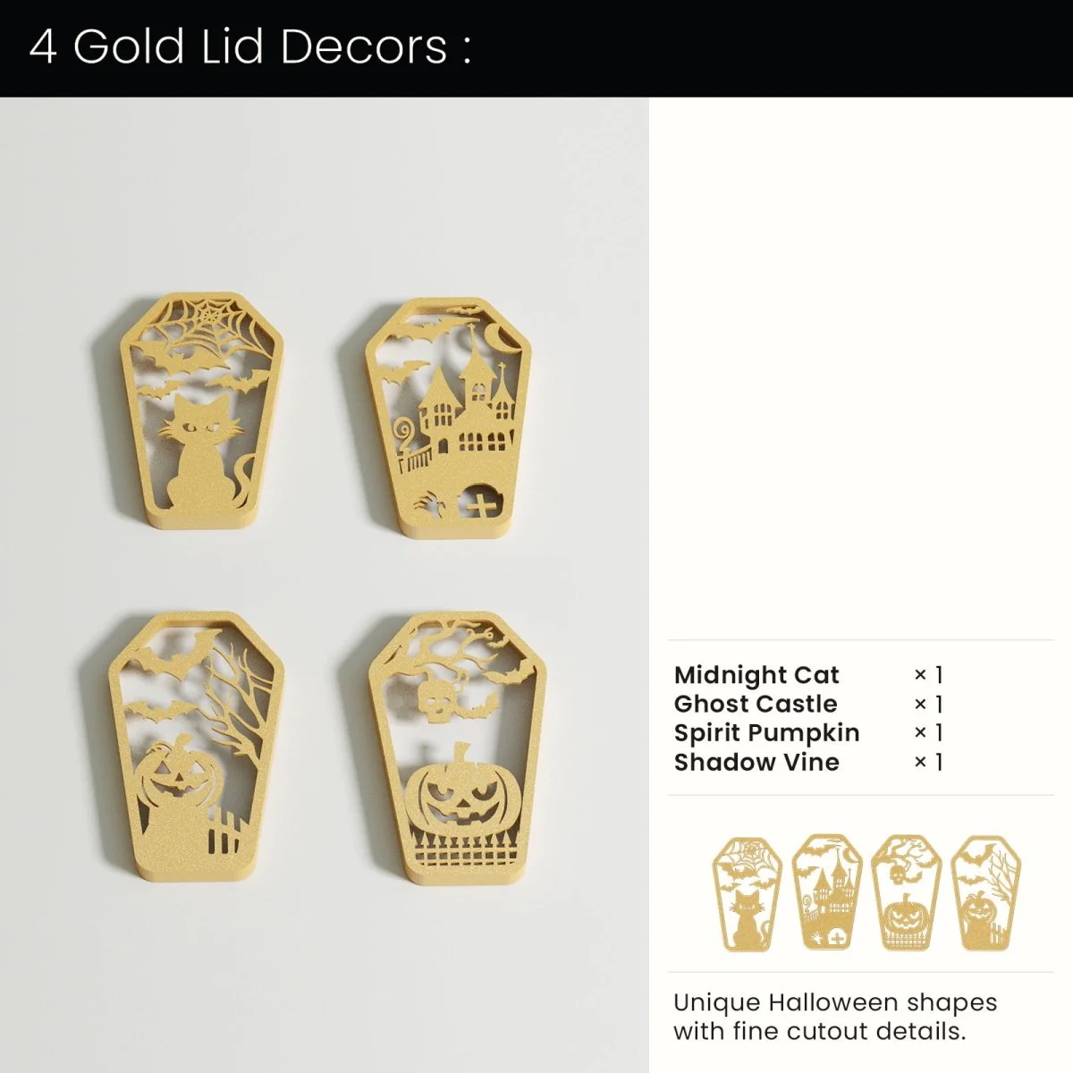 7oz Tricktop Coffins Candle Jar & Refill Silicone Mold - Image 15