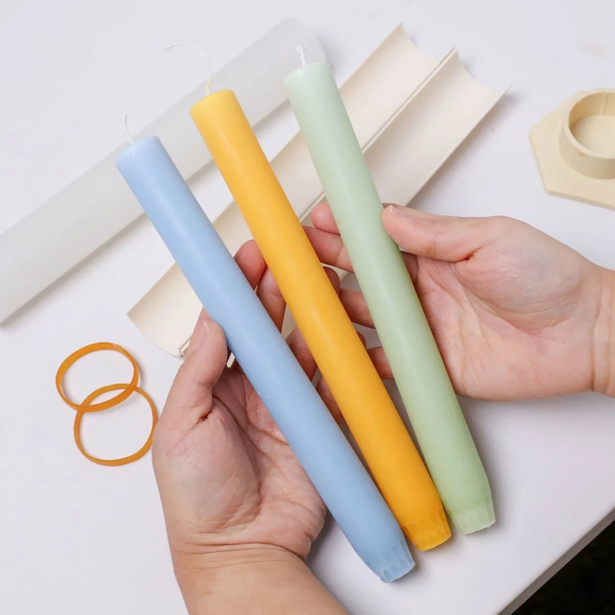 9.3" Simple Classic Taper Candle Silicone Mold - Image 6