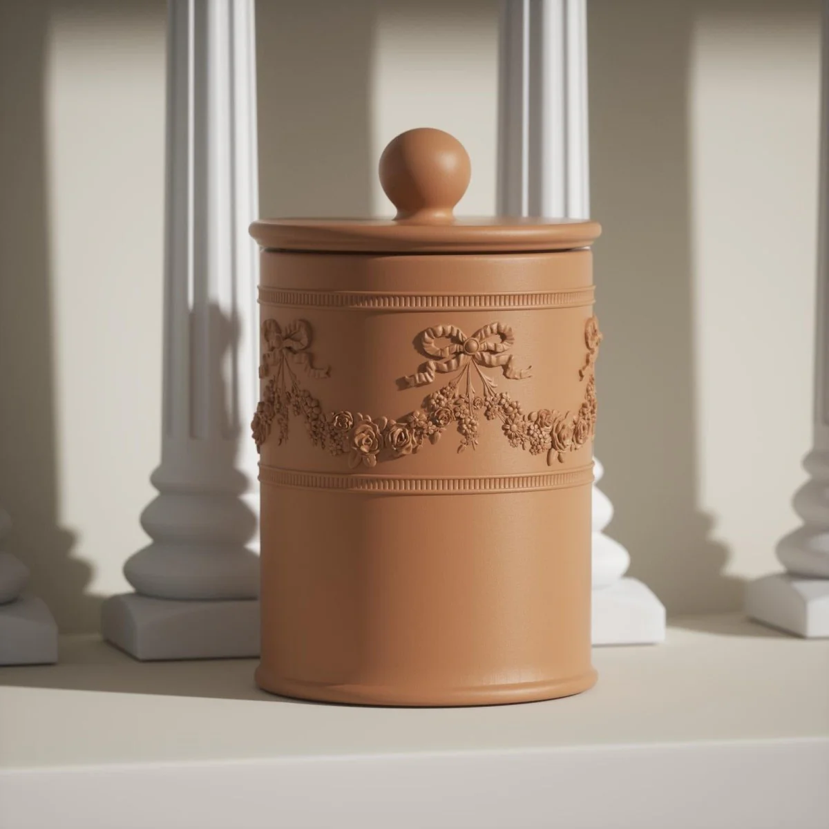 Rococo Romance Candle Jar Silicone Mold & 9 oz Candle Refill Silicone Mold - Image 4
