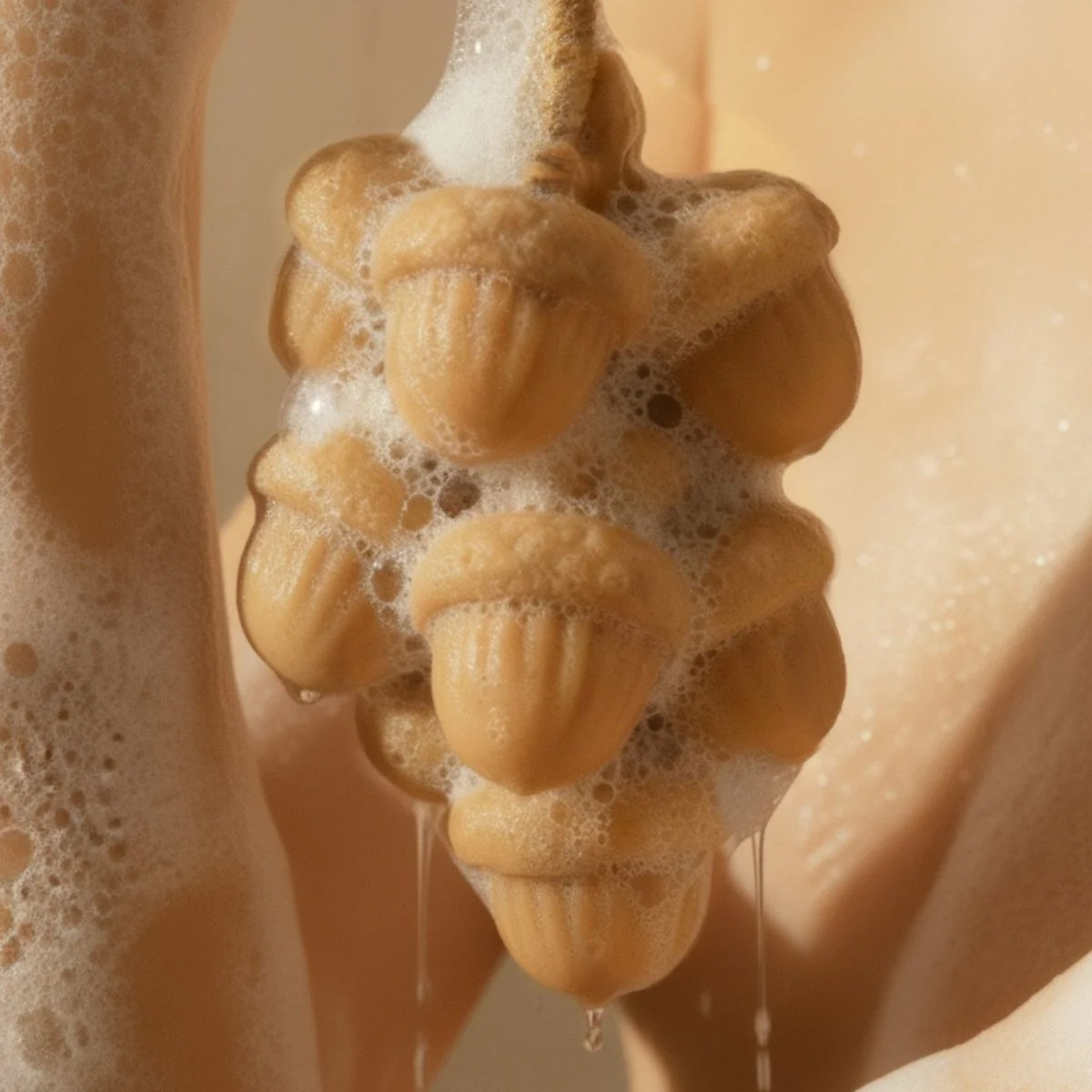 Bubbly Acorn Bunch Cluster Soap Silicone Mold - Image 4