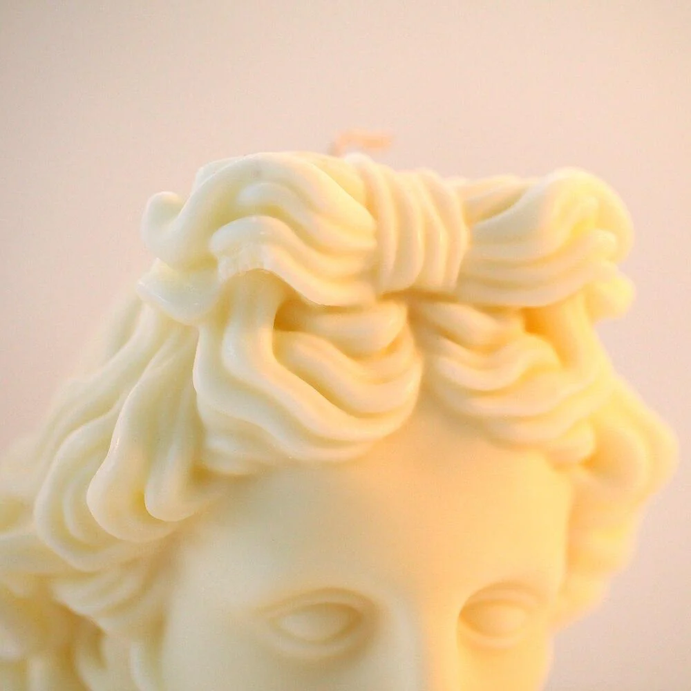 Greek Goddess Head Candle Silicone Mold - Image 4