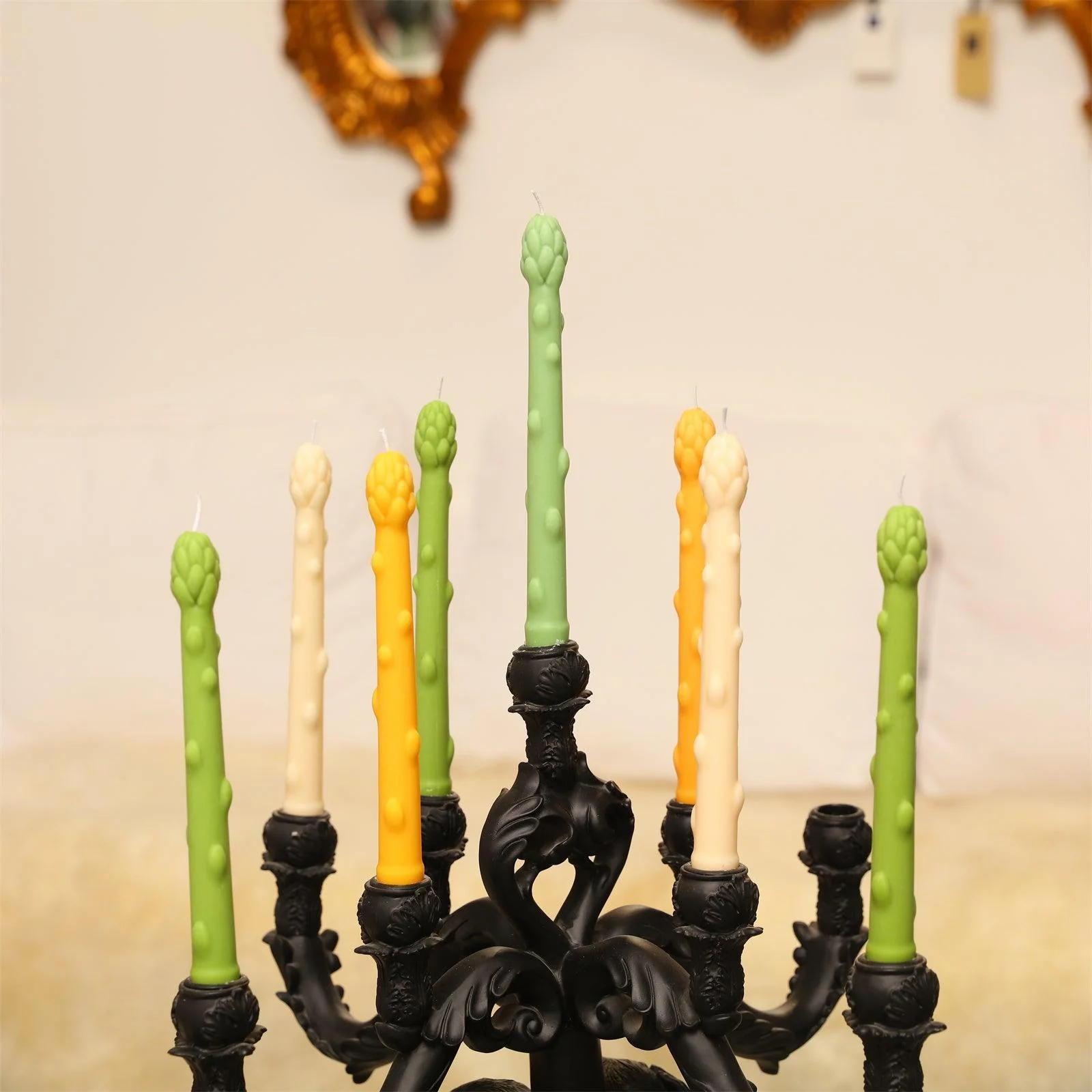 Asparagus Taper Candle Silicone Mold - Image 5