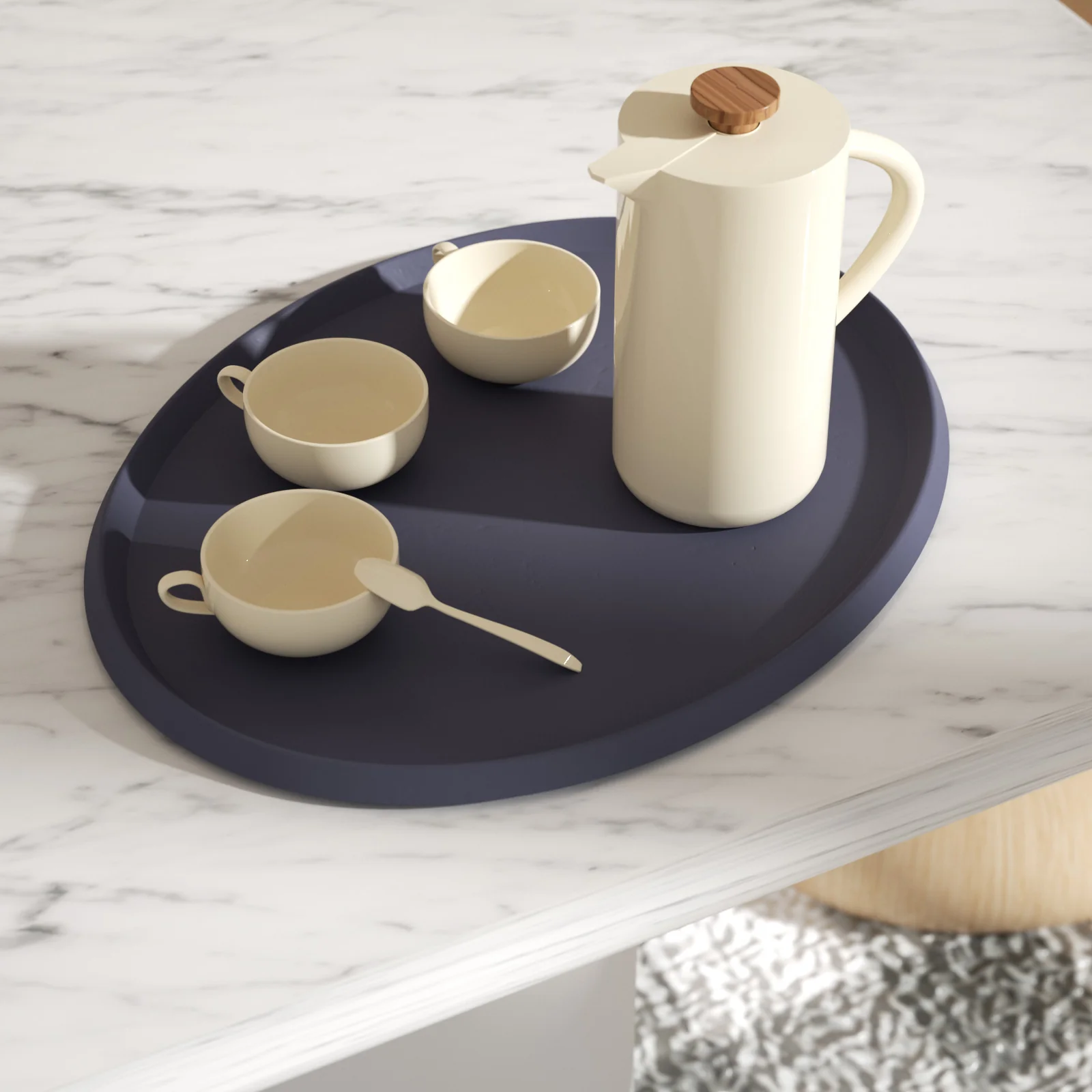 Concrete Oval Tray Silicone Mold - Image 5