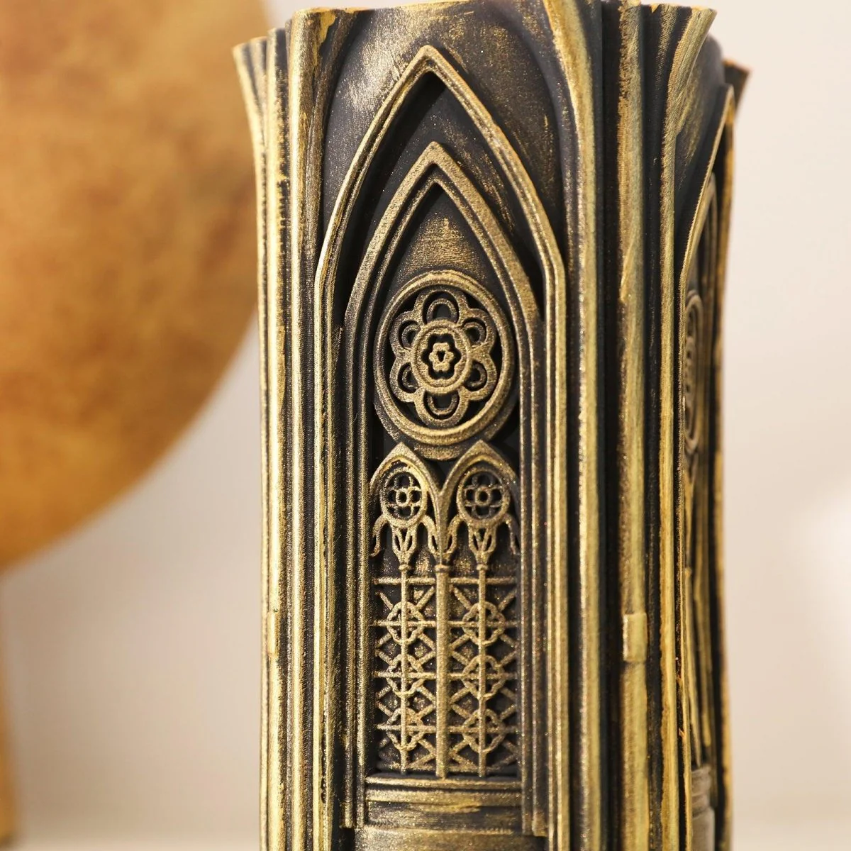 Gothic Architecture Pillar Candle Silicone Mold - Image 7