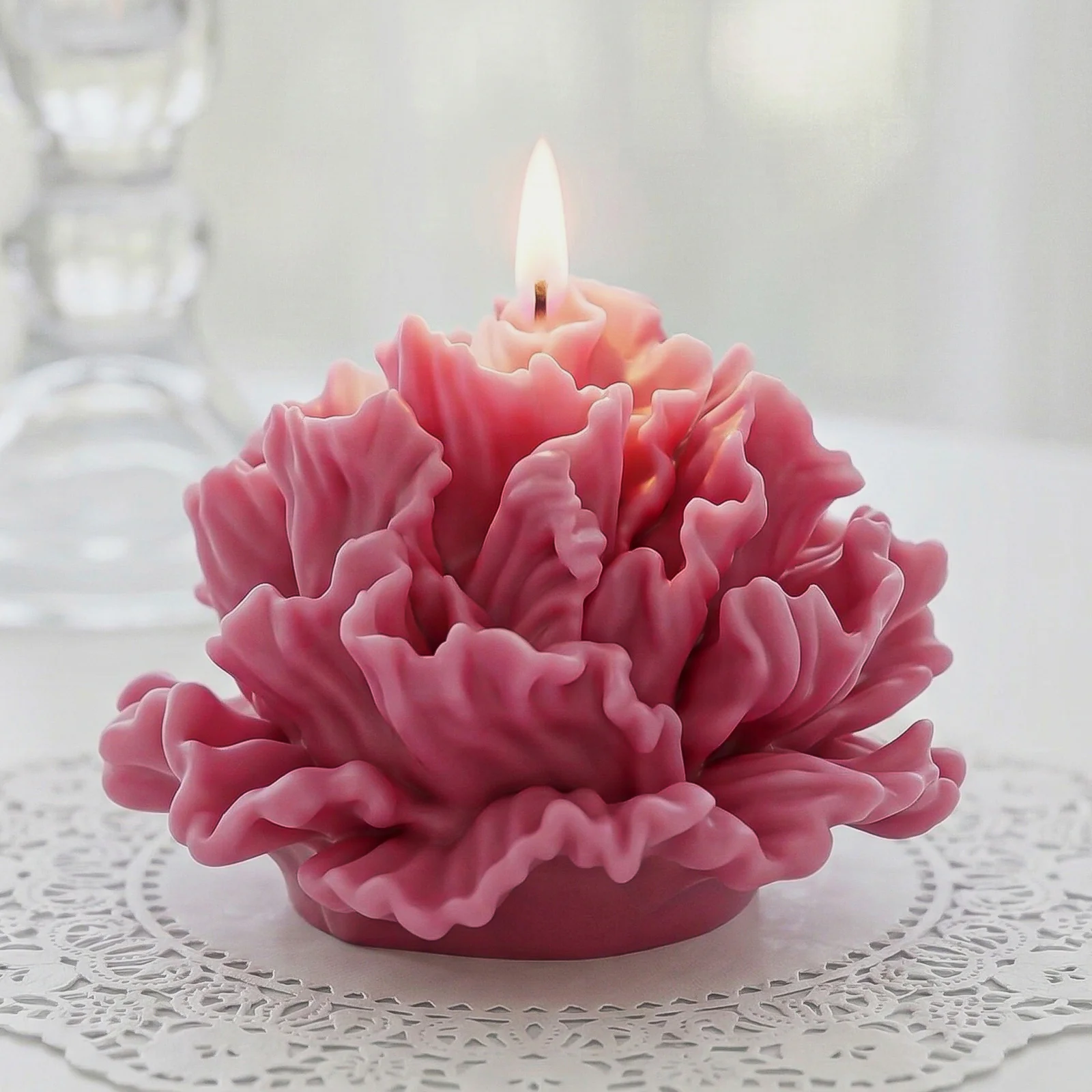 Blooming Carnation Candle Silicone Mold - Image 8