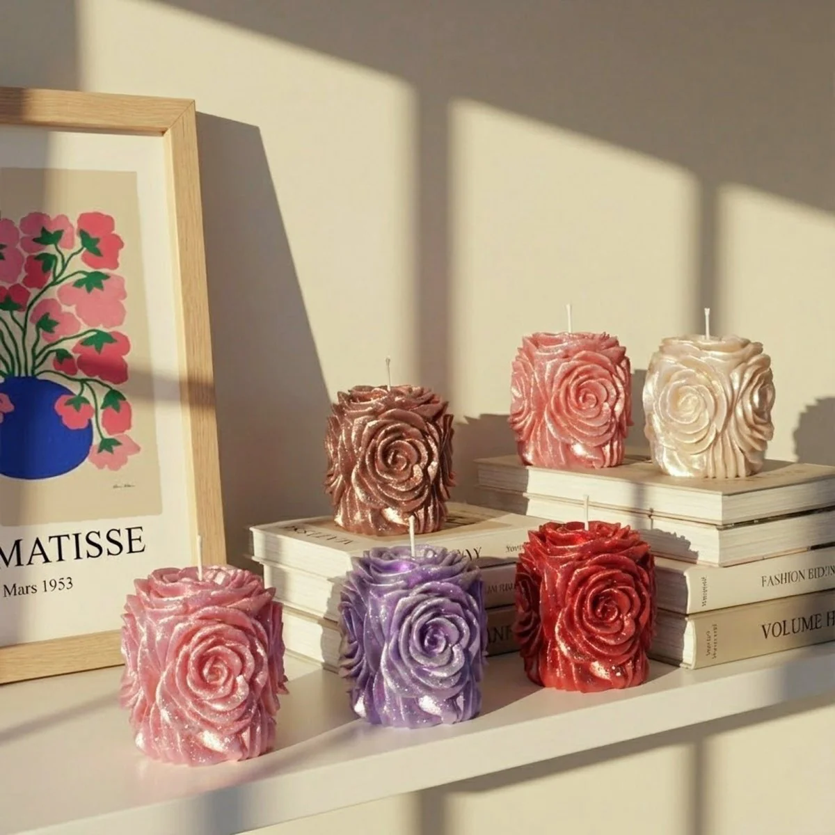 Blossom of Romance Pillar Candle Silicone Mold - Image 3