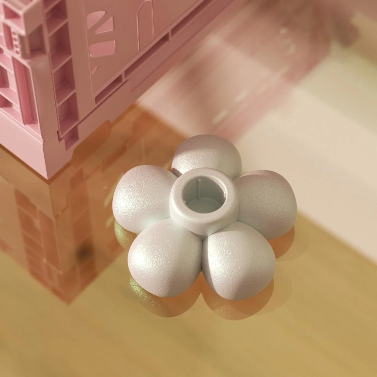 BLOSSOM Serenity Candle Holder - Pearlescent White - Image 3