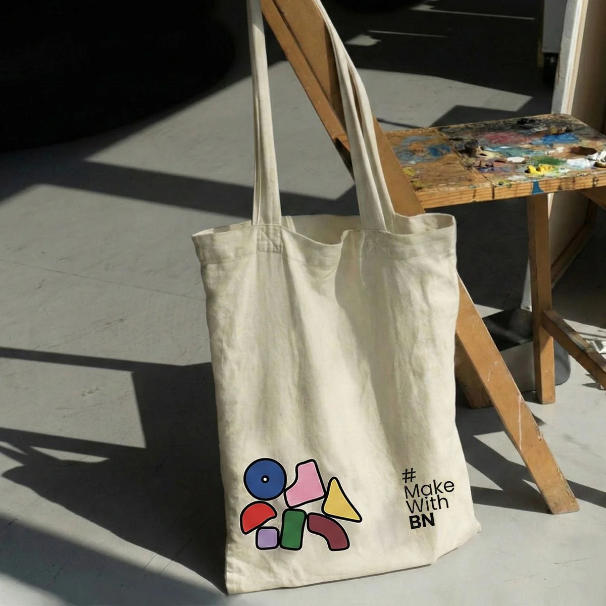 BN Canvas Tote Bag - Image 3