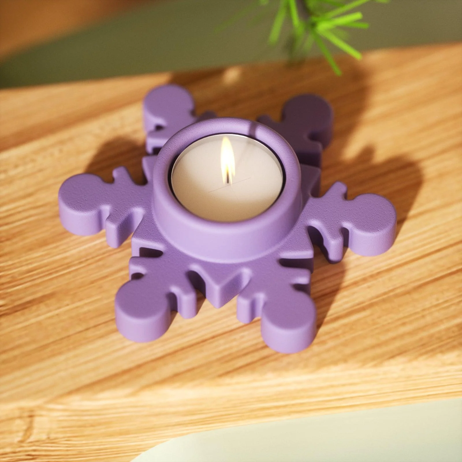 Christmas Snowman Tealight Candle Holder Silicone Mold - Image 4