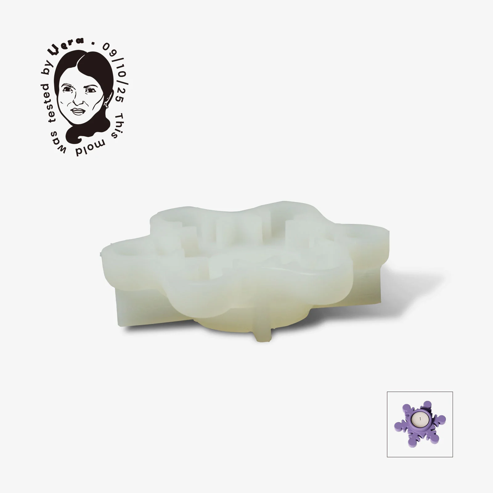 Christmas Snowman Tealight Candle Holder Silicone Mold - Image 9