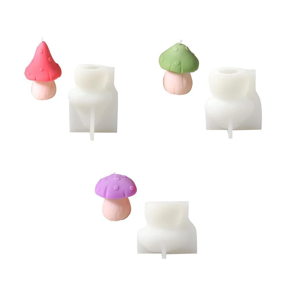Christmas Mushroom Candle Silicone Mold - Image 12
