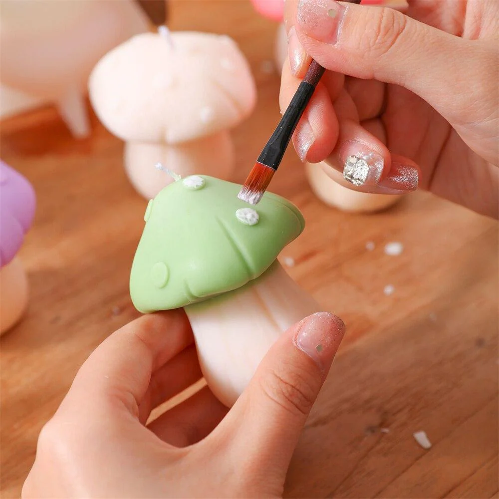 Christmas Mushroom Candle Silicone Mold - Image 5