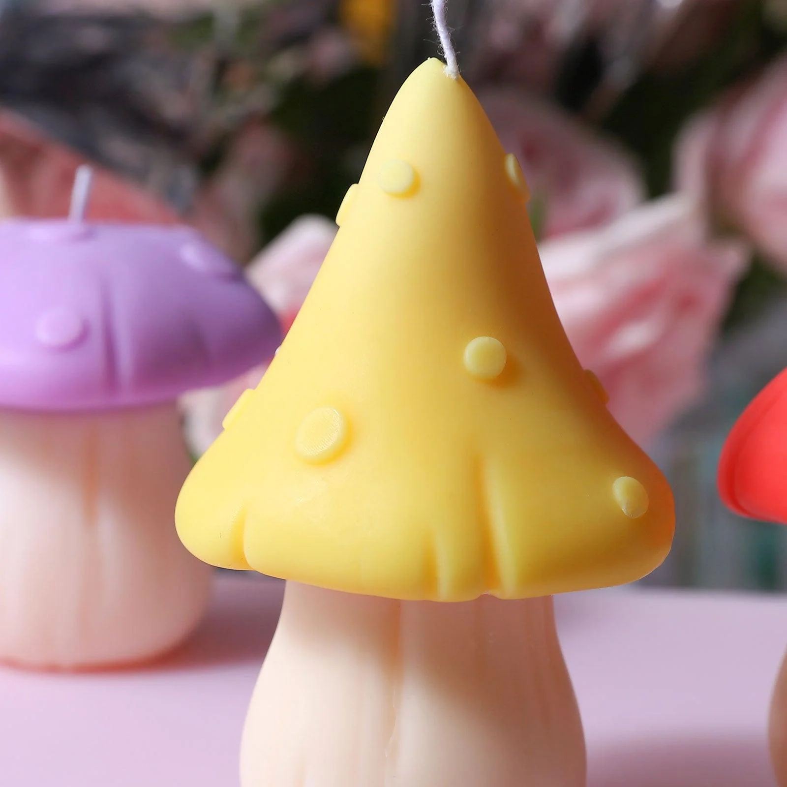 Christmas Mushroom Candle Silicone Mold - Image 6