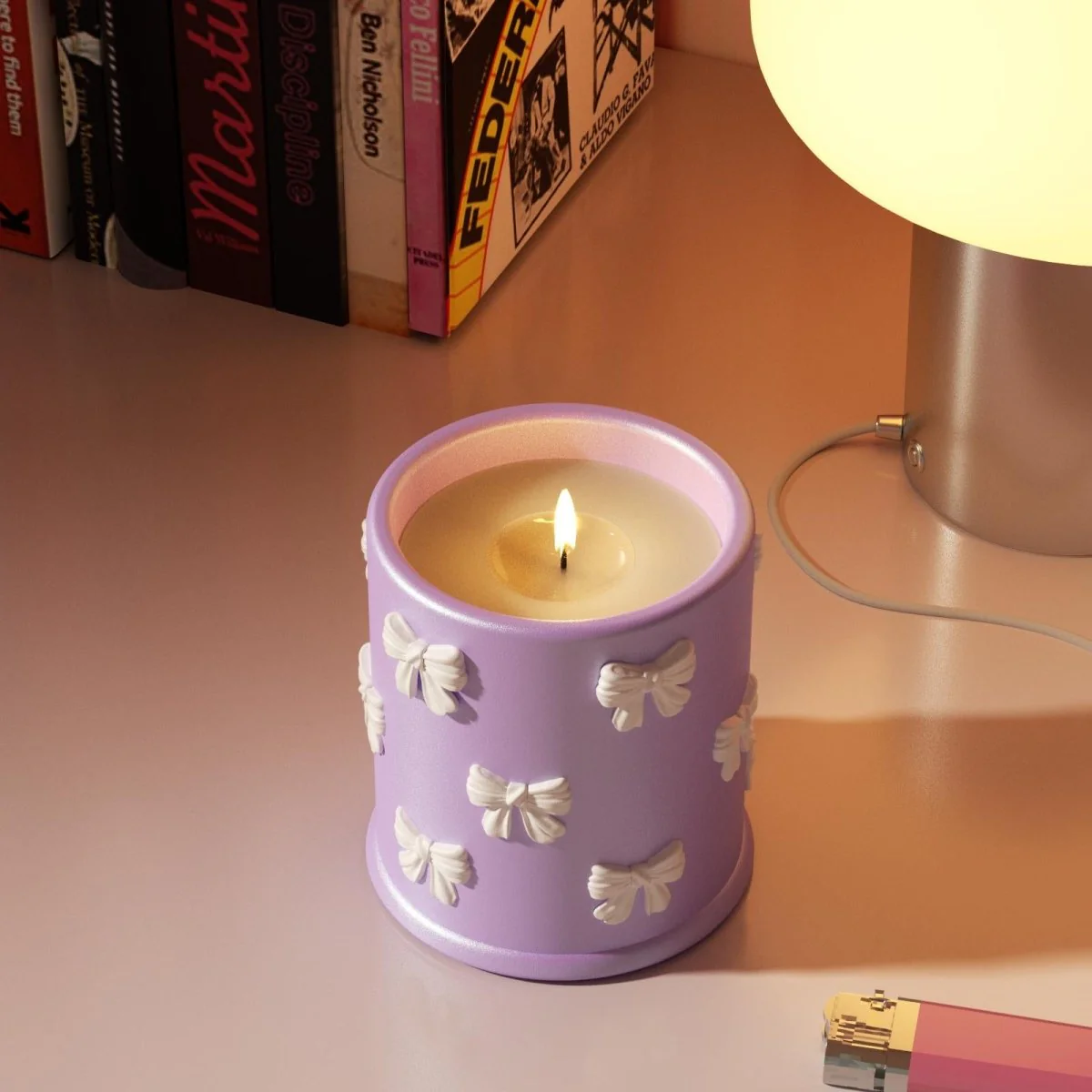 Little Bows of Joy Candle Jar Silicone Mold & Candle Refill Silicone Mold - Image 5