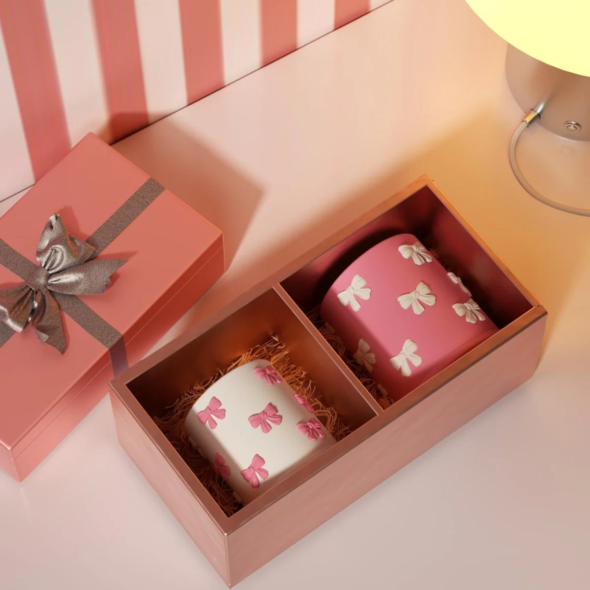 Little Bows of Joy Candle Jar Silicone Mold & Candle Refill Silicone Mold - Image 8