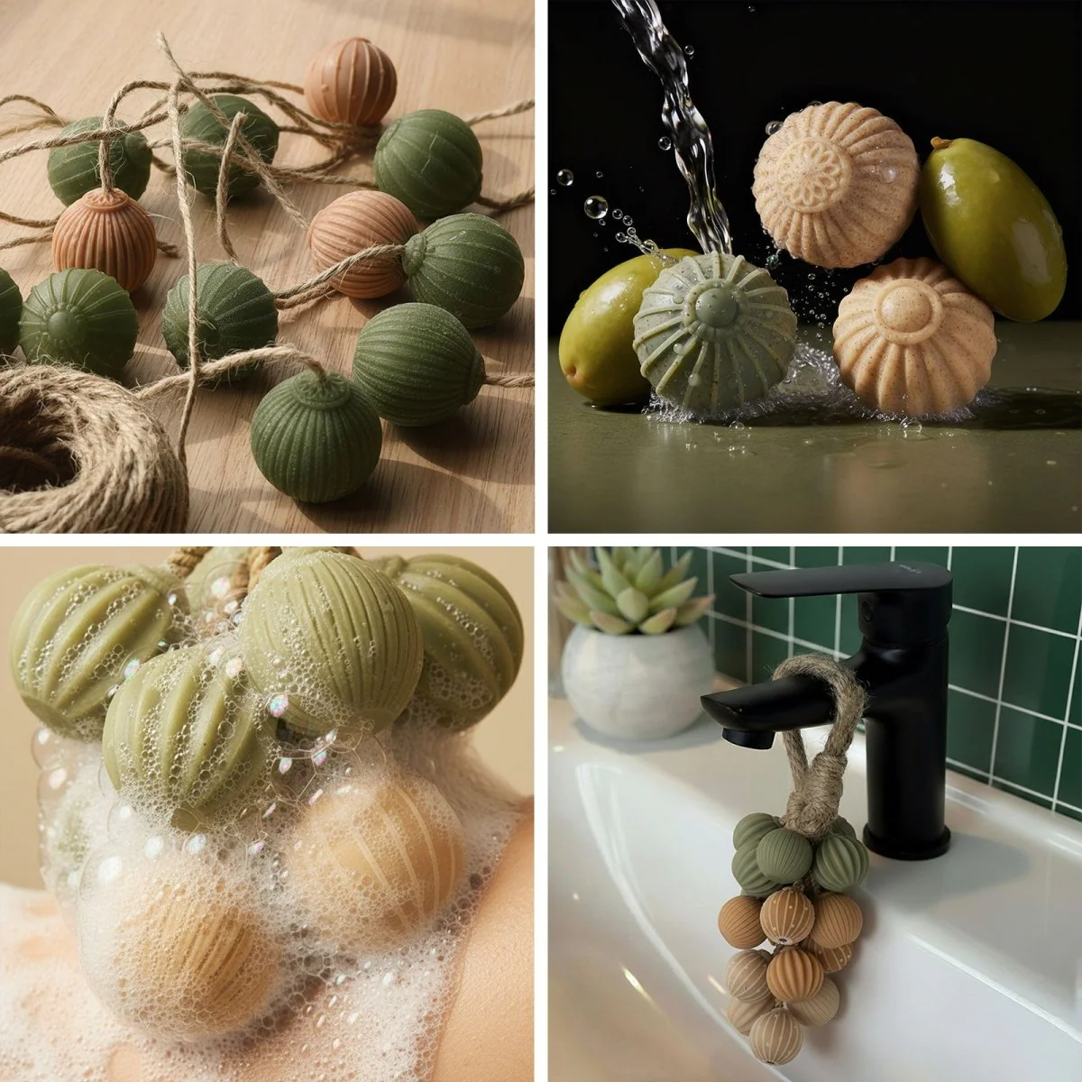 Bubbly Christmas Bauble Cluster Soap Silicone Mold - Image 6