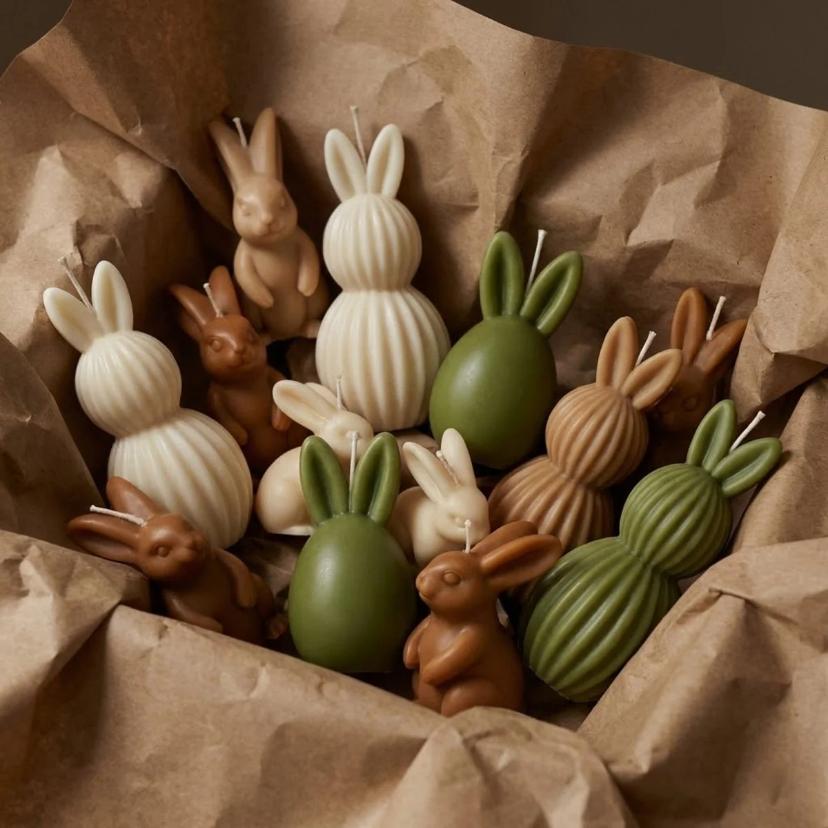 The Little Bunny Garden Candle Silicone Mold Collection - Image 8