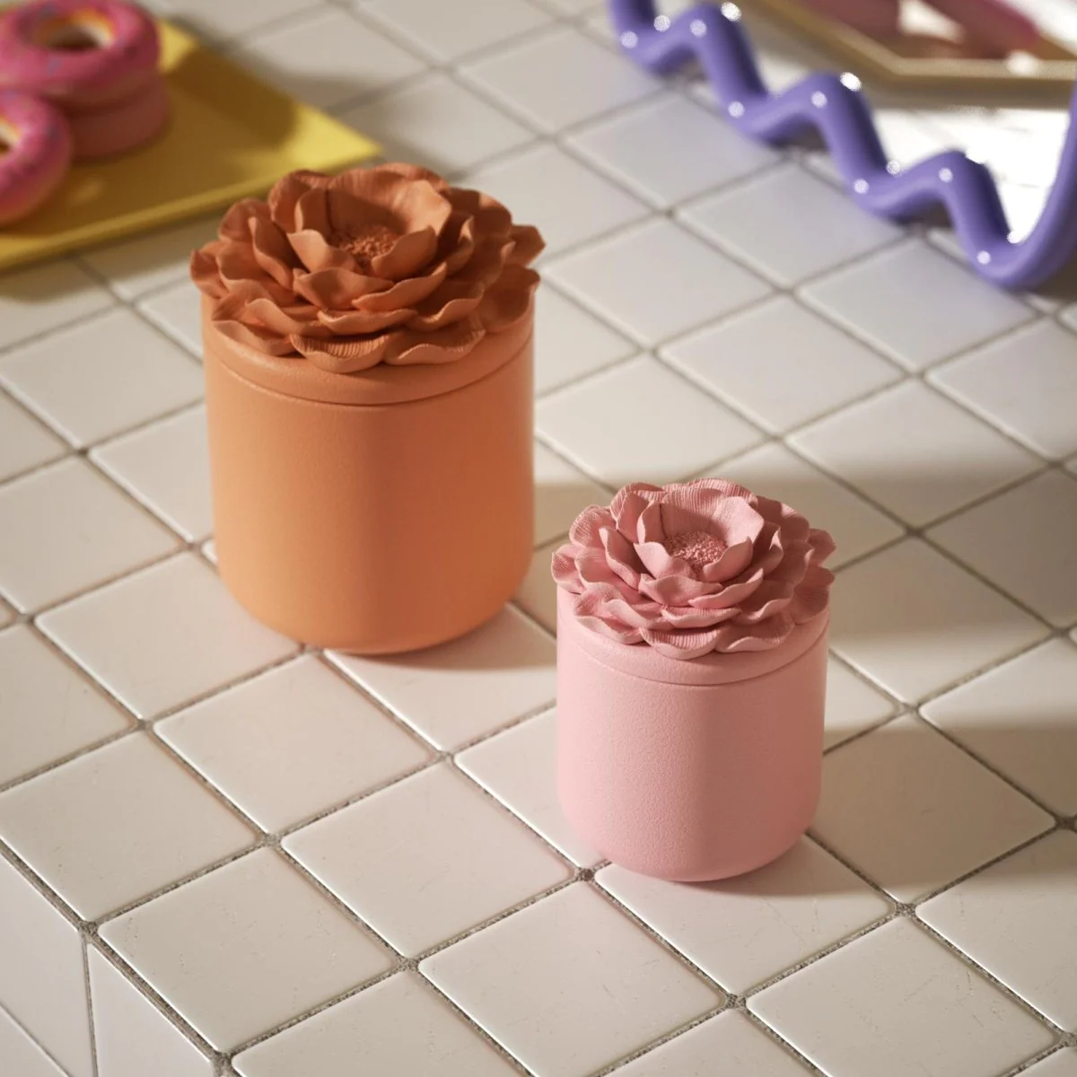 Whispers of Camellia Candle Jar Silicone Mold & Candle Refill Silicone Mold Collection - Image 7
