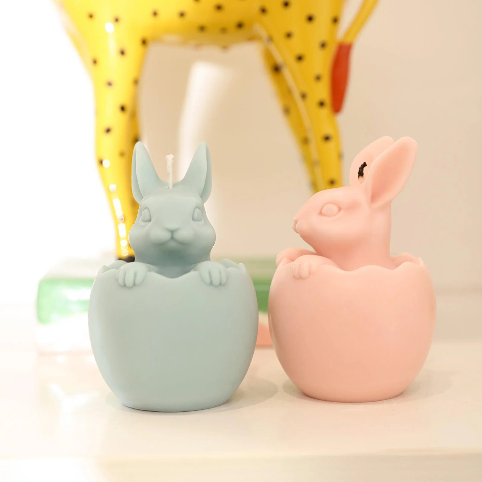 Easter Hoppy Bunny Candle Silicone Mold - Image 5