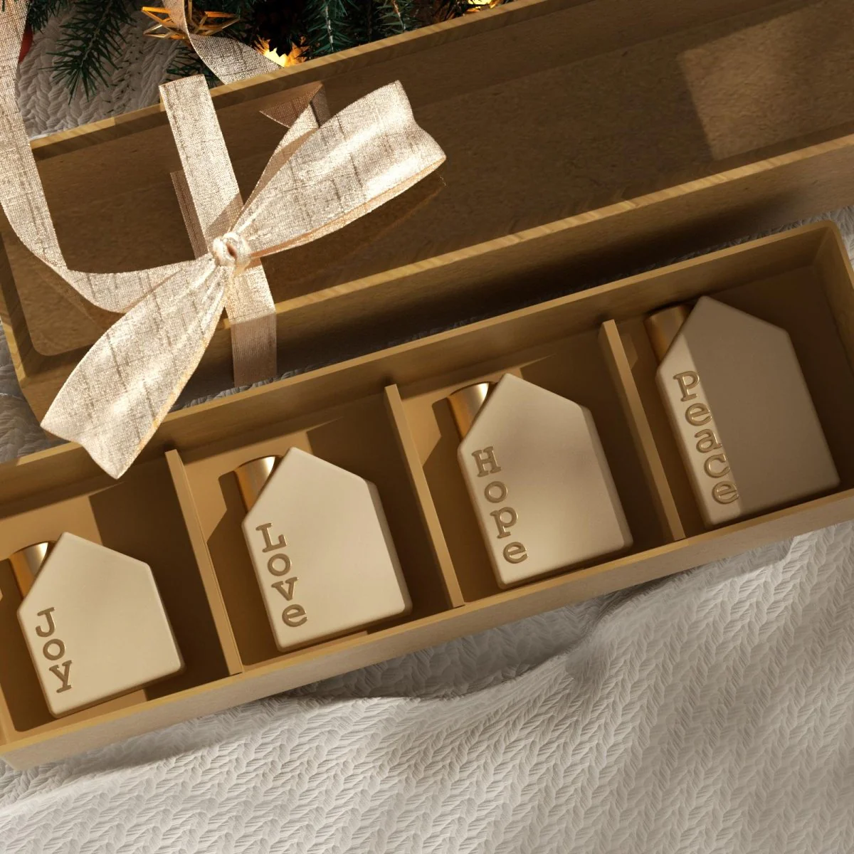 Advent Cottage Candle Holder Silicone Mold Collection - Image 3