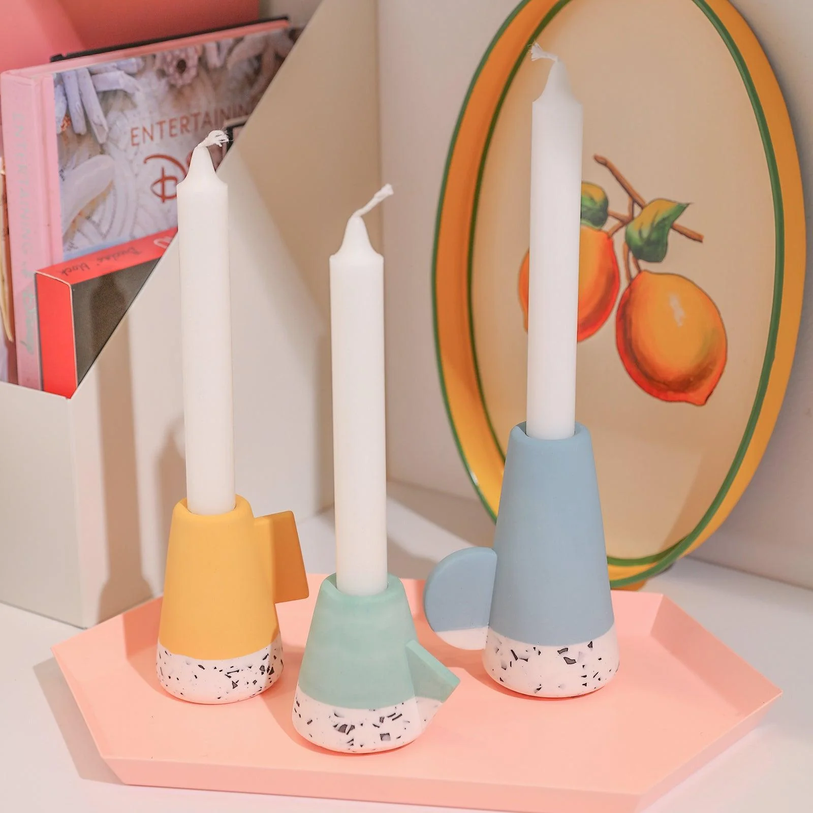 Geometric Taper Candle Holder Silicone Mould - Image 6