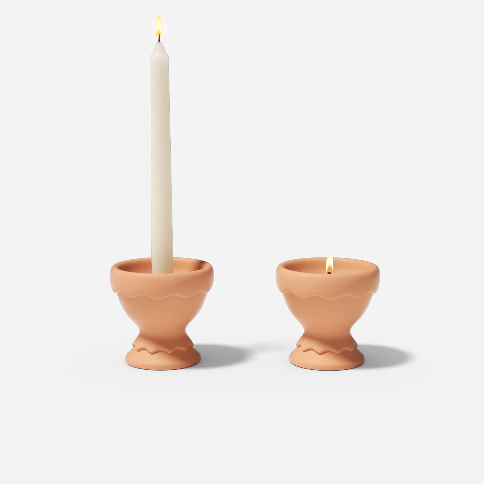 Eggshell Cup Shape Candle Holder Silicone Mold