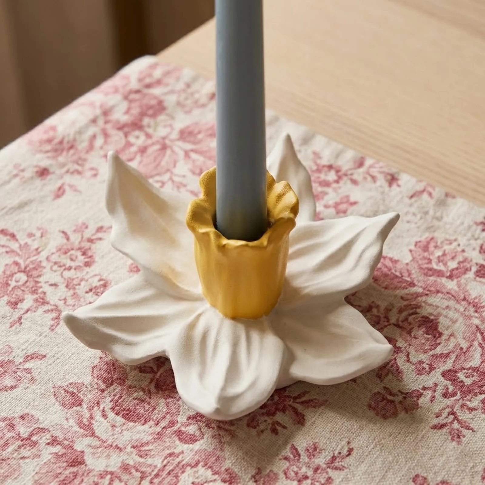 Graceful Daffodil Candle Holder Silicone Mold - Image 10