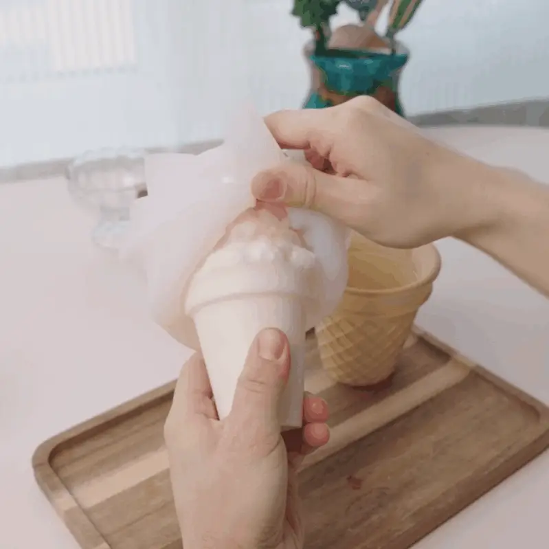 Creamy Scoop Ice Cream Candle Jar & Candle Refill Silicone Mold - Image 6