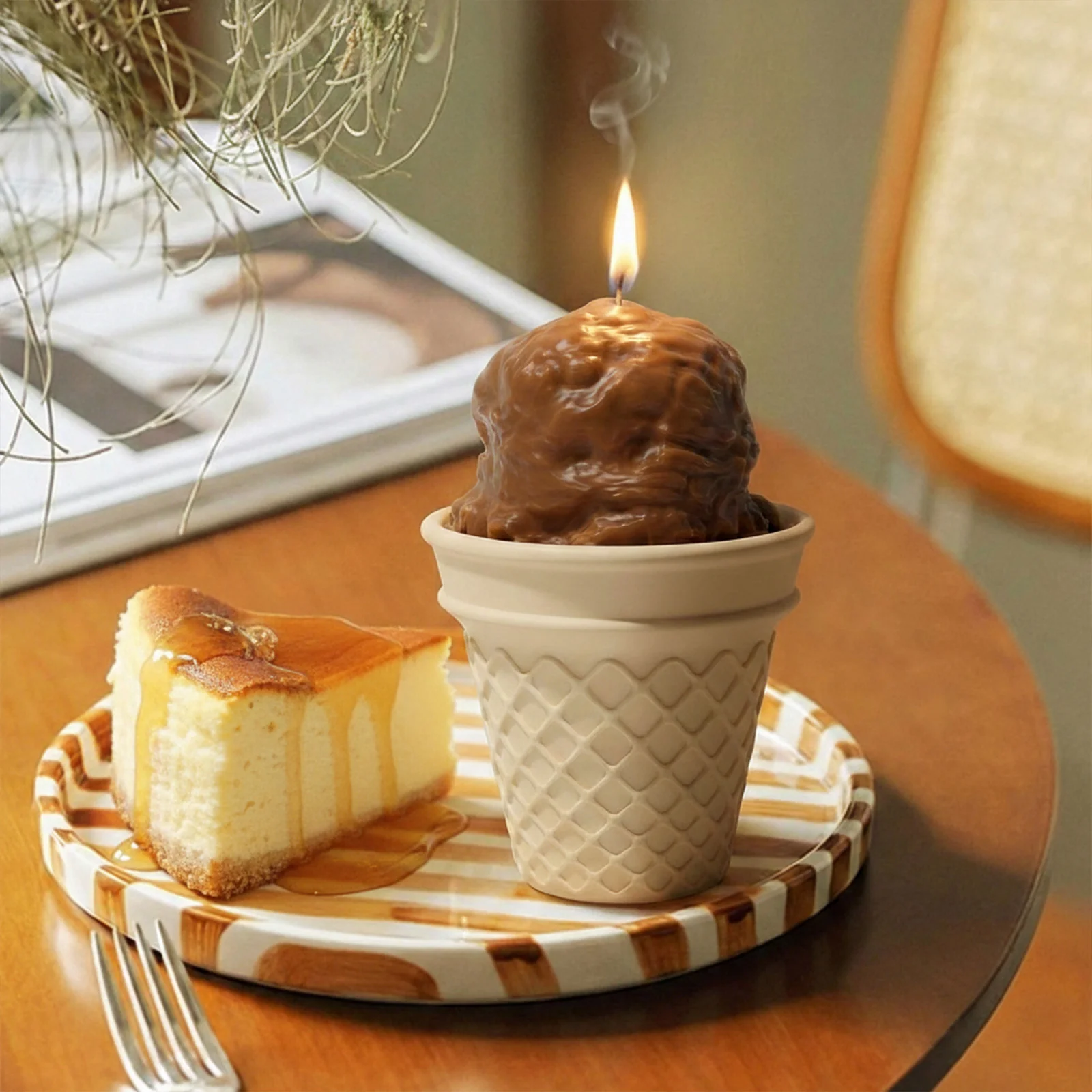 Creamy Scoop Ice Cream Candle Jar & Candle Refill Silicone Mold - Image 7