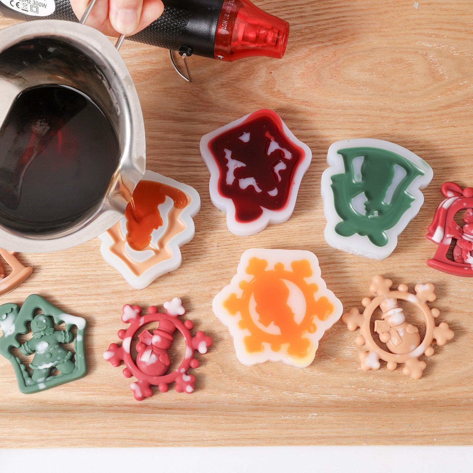 Christmas-Themed Candle Jar Decoration Silicone Mold - Image 2