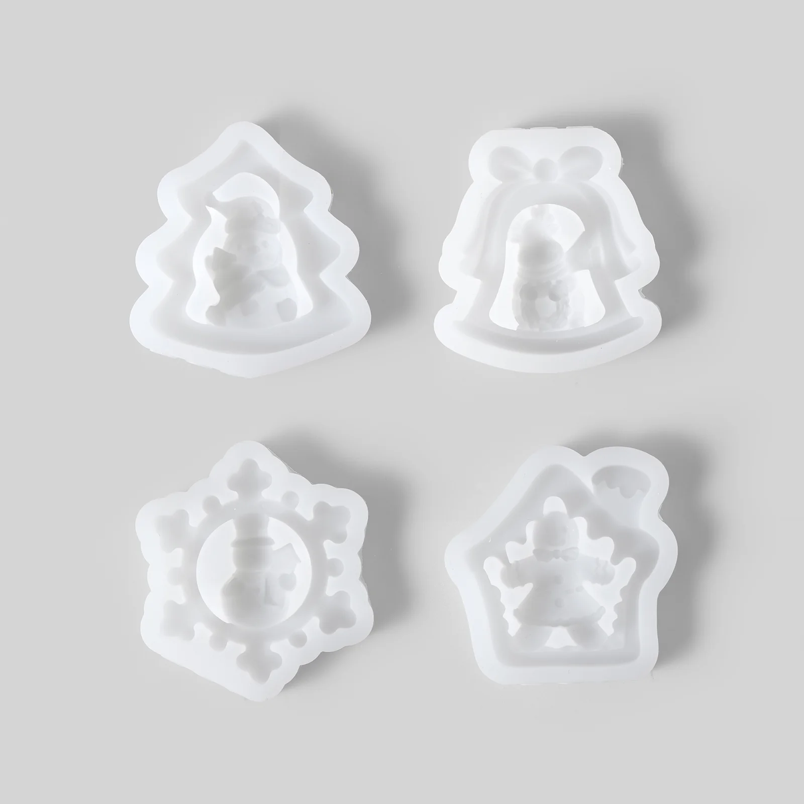 Christmas-Themed Candle Jar Decoration Silicone Mold - Image 7