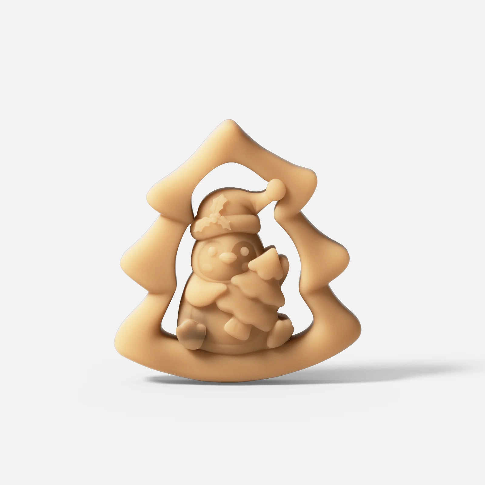 Snowman - Hugged Candle Silicone Mold