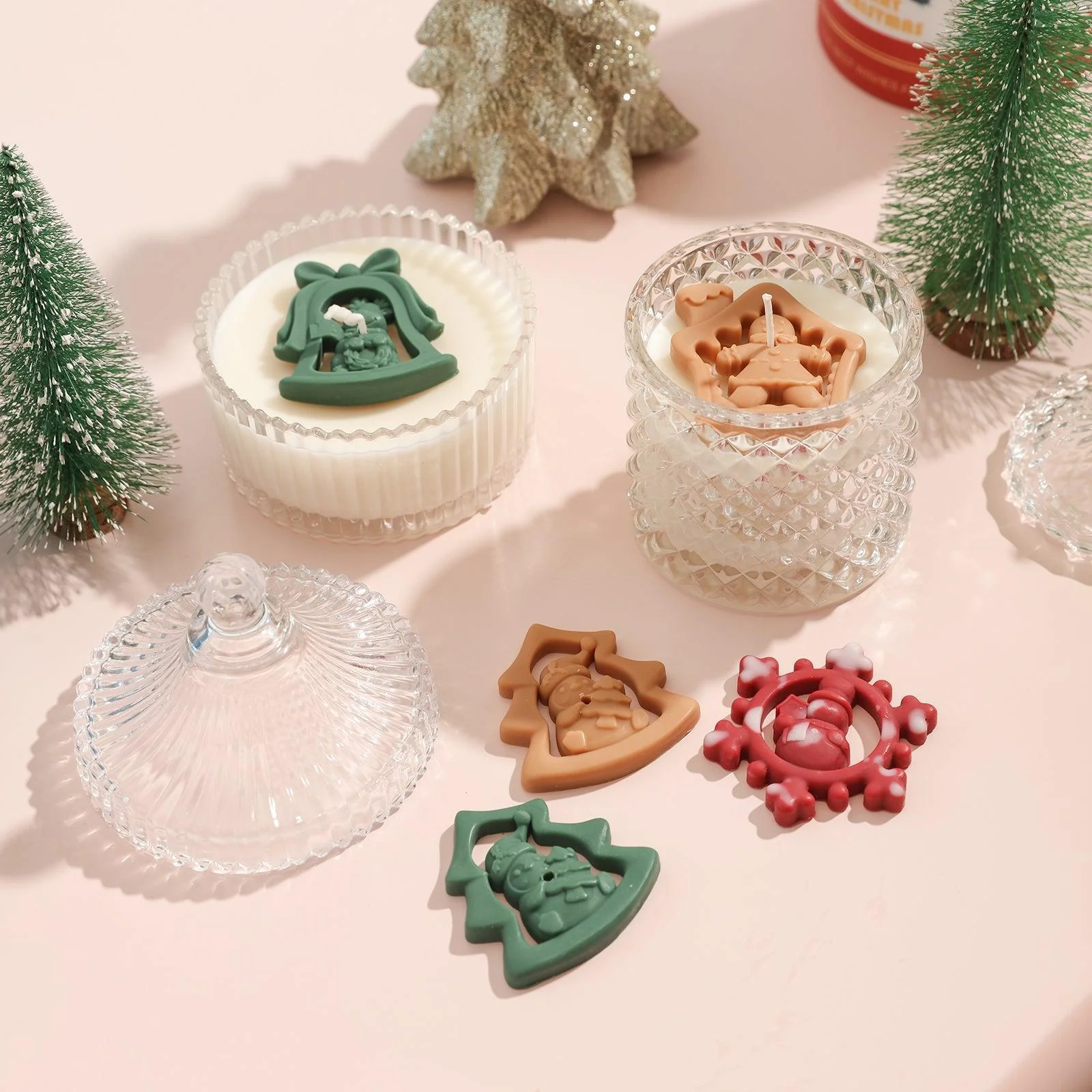 Snowman - Hugged Candle Silicone Mold - Image 6