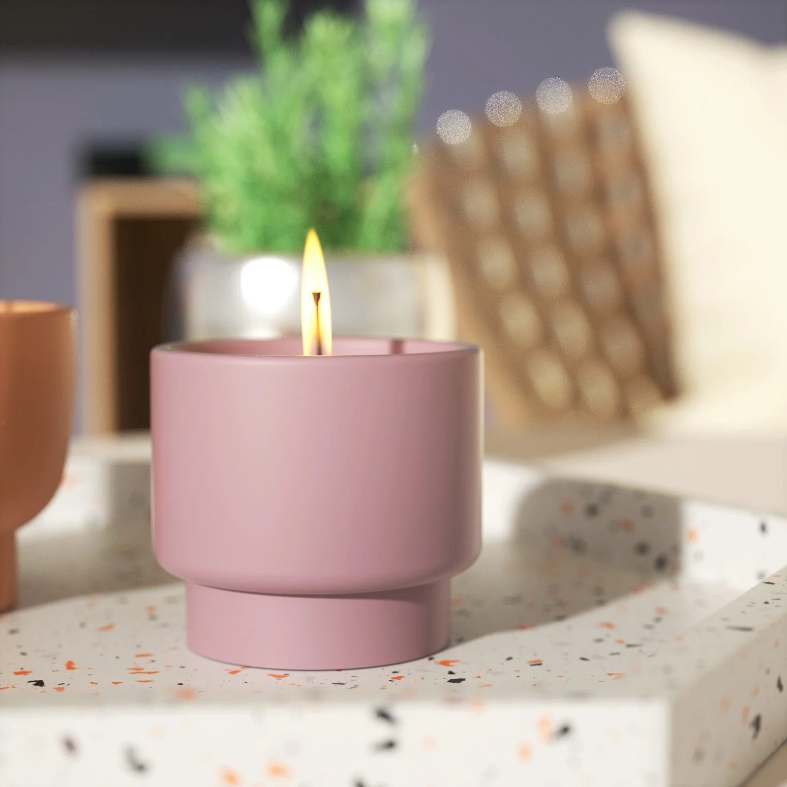 Bowl-shaped Candle Jar Silicone Mold - â…¢ - Image 4