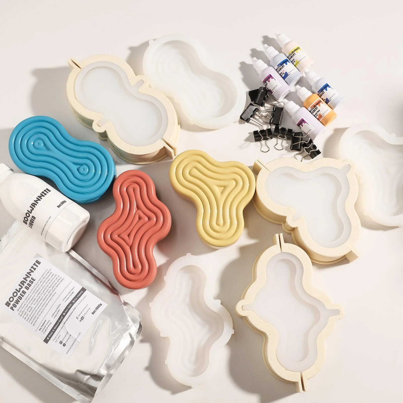 Wriggle Storage Box Candle Jar Silicone Mold - Image 2