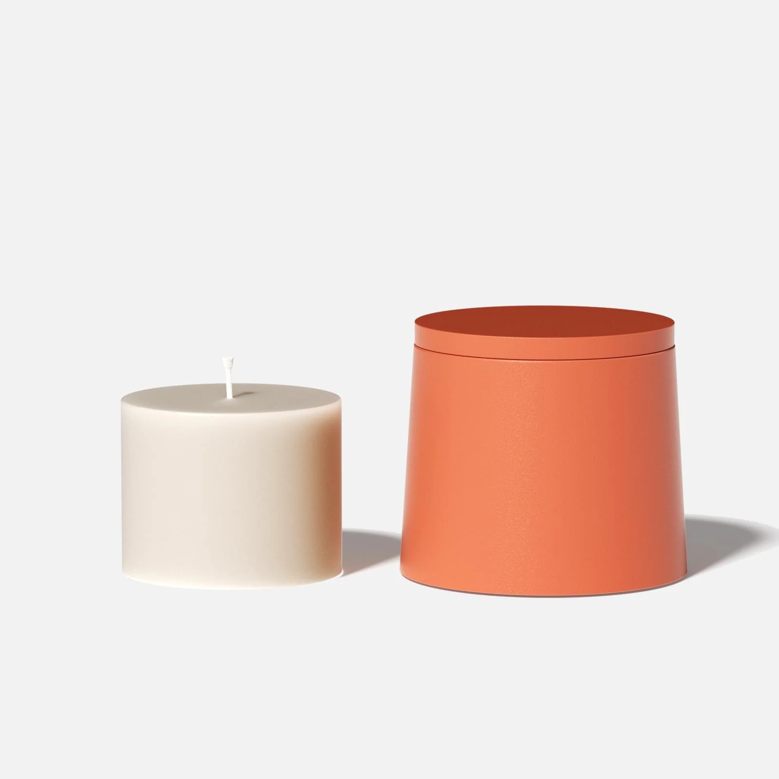 6.3oz Simple Style Candle Jar Silicone Mold & Candle Refill Mold