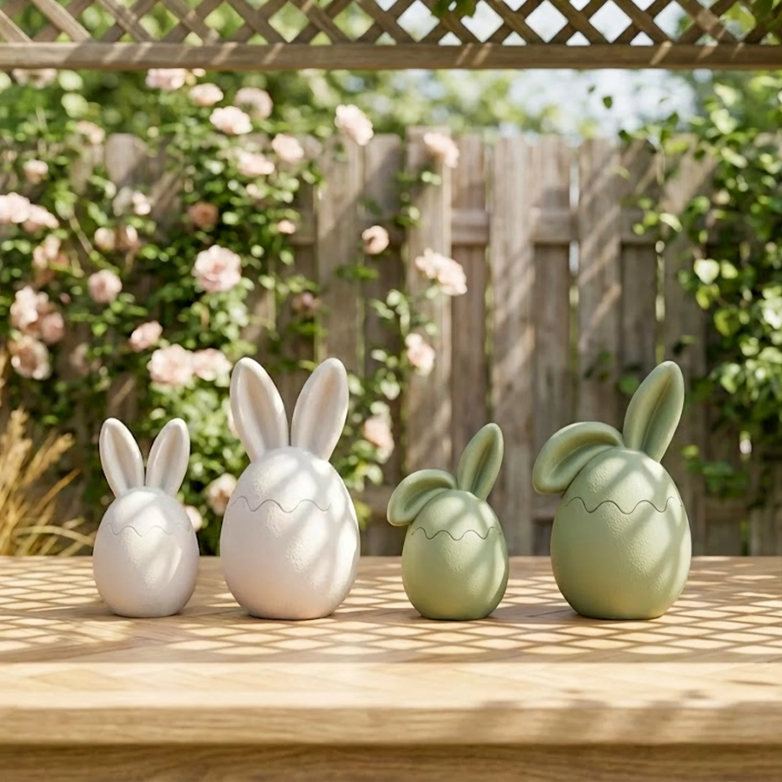 Classic & Floppy Bunny Egg Candle Jar Silicone Mold Collection - Image 4