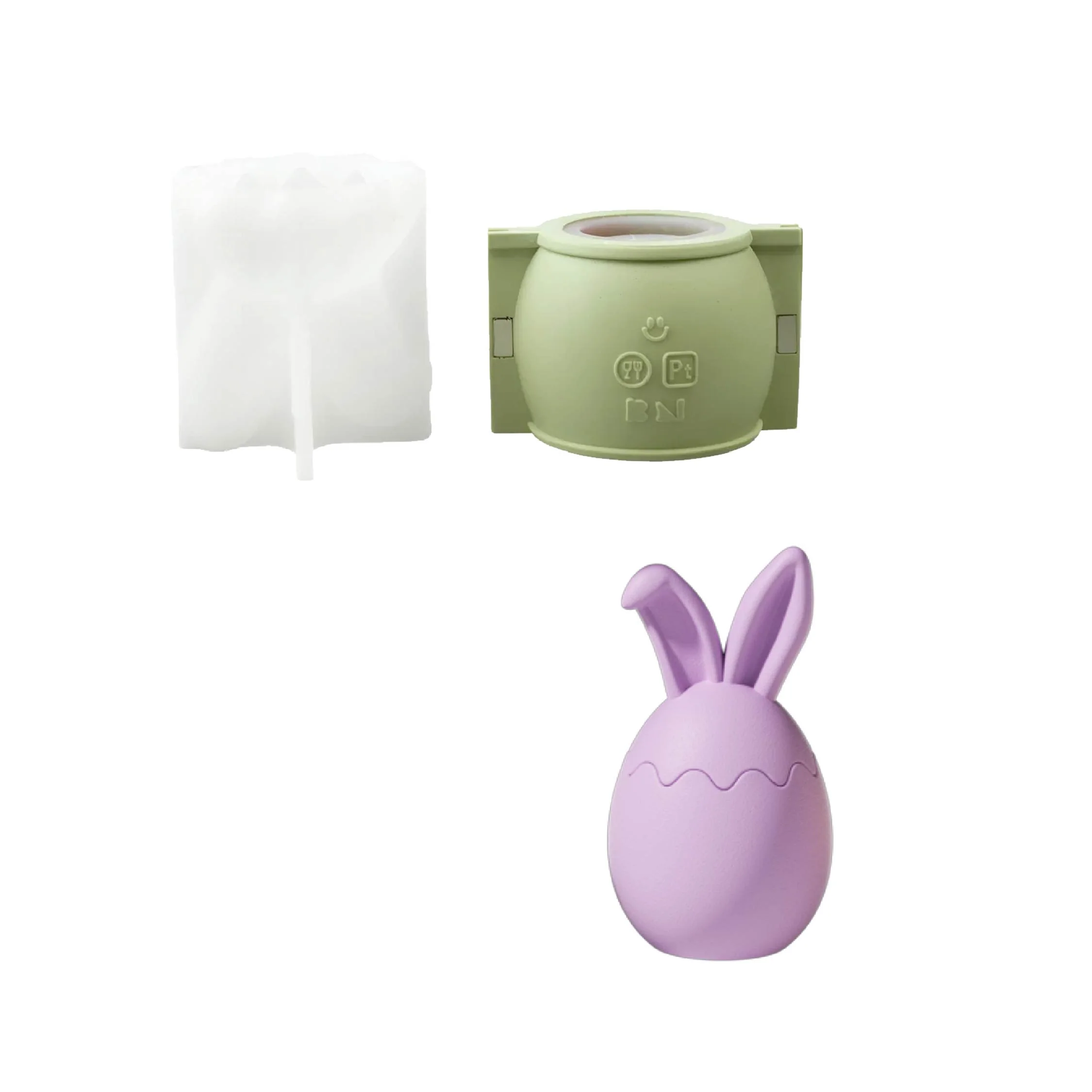 Bunny Egg Springtime Candle Jar Silicone Mold Collection - Image 15