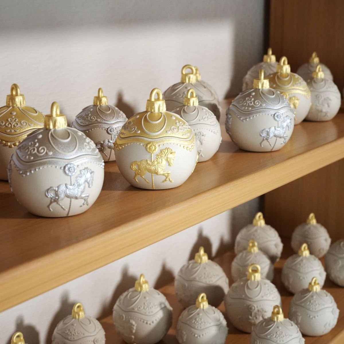 Carousel of Dreams Bauble Candle Jar & Candle Refill Silicone Mold Collection - Image 8