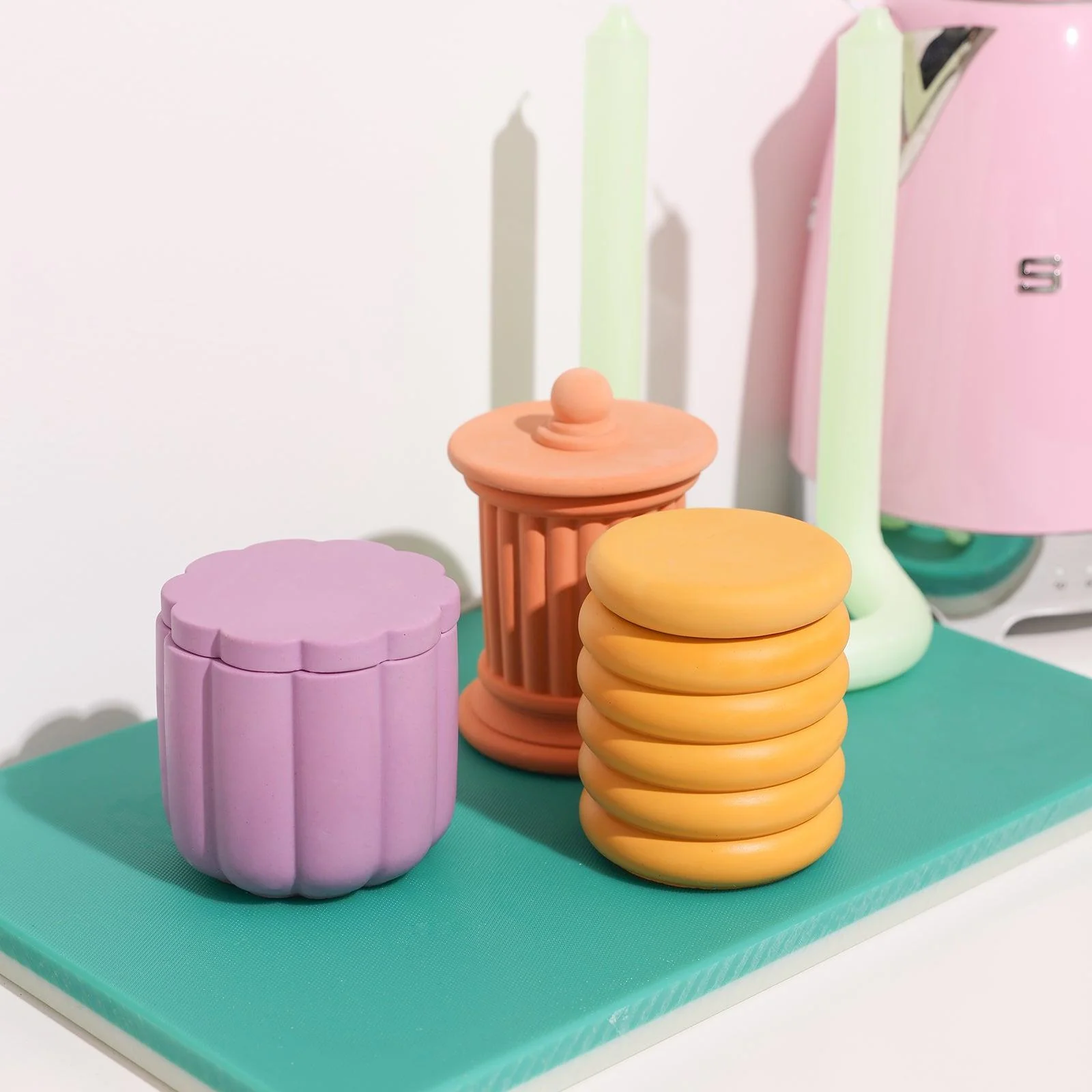 Nicole's Candle Jar with Lid Silicone Mold - Image 6