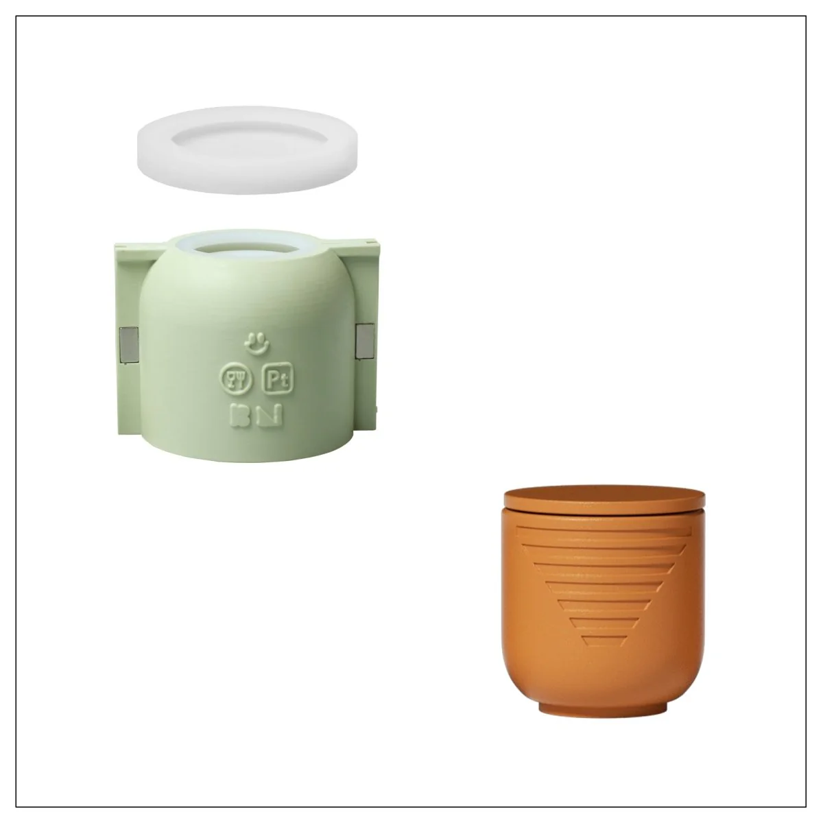 Sunset Ripple Candle Jar Candle Refill Silicone Mold Collection - Image 13