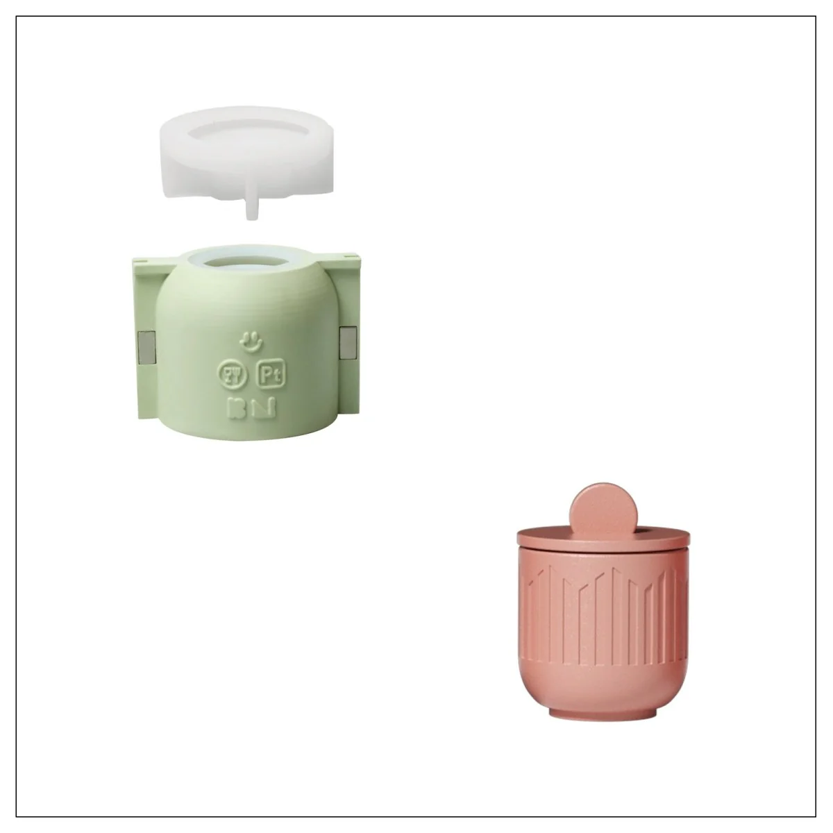 Flowing Twilight Candle Jar Candle Refill Silicone Mold Collection - Image 10